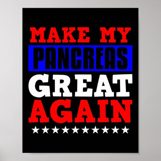 膵臓を再び素晴らしおもしろい糖尿病にする ポスター (正面)