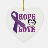 膵臓癌のオーナメント セラミックオーナメント (裏面)