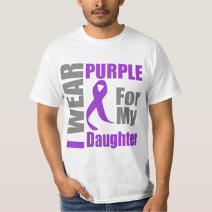膵臓癌私は紫色のリボンの娘を身に着けています Tシャツ
