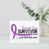 膵臓癌８人サバイバー ポストカード (スタンド正面)