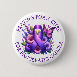 膵臓祈がんの治癒に向けて 缶バッジ