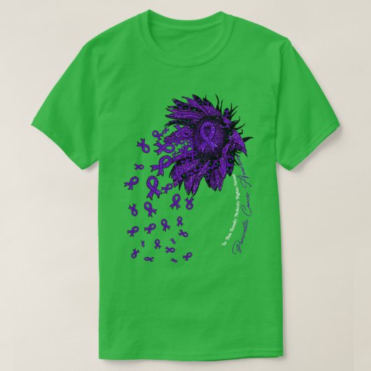 膵臓認識度認識度ヒマワリnofi tシャツ (デザイン正面)