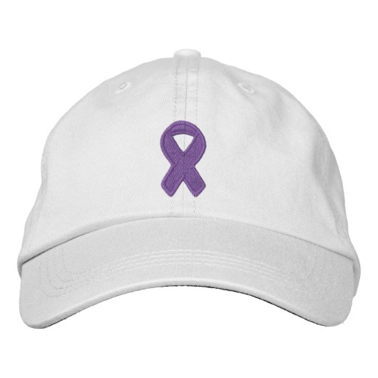 膵臓、平滑筋肉腫およびがんを克服した人 刺繍入りキャップ (正面)