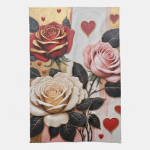 膿性ハートとバラ