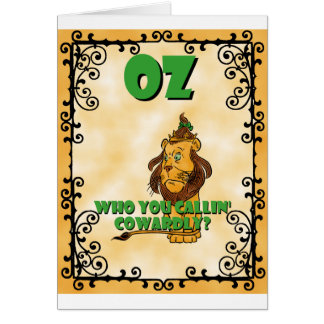 臆病なライオン