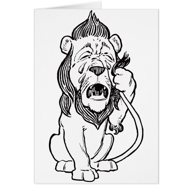 臆病なライオン (正面)