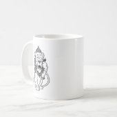 臆病なライオン コーヒーマグカップ (正面左)