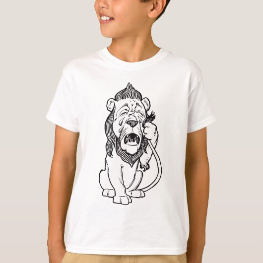 臆病なライオン Tシャツ (正面)