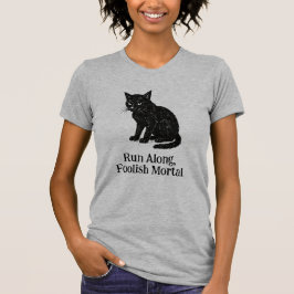 臆病な凡人は立ち去れTシャツ Tシャツ