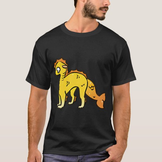 臆病な海の生き物 Tシャツ (正面)