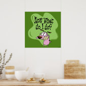 臆病な犬の勇気 |どうすればいい? ポスター (キッチン)