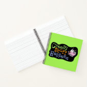 臆病な犬の勇気 |不気味な物が発生 ノートブック (内部)