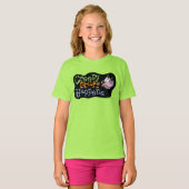 臆病な犬の勇気 |不気味な物が発生 Tシャツ (正面フル)