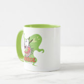 臆病な犬の勇気 |幽霊図 マグカップ (正面左)