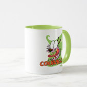 臆病な犬の勇気 |幽霊図 マグカップ (正面右)