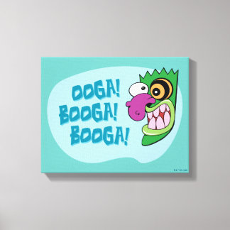臆病な犬の勇気 | Ooga Booga Booga! キャンバスプリント