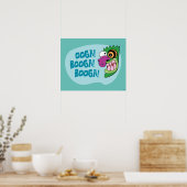 臆病な犬の勇気 | Ooga Booga Booga! ポスター (キッチン)