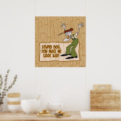 臆病な犬の勇気 | You Make Me Bad Look Me! ポスター (キッチン)