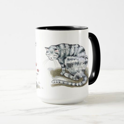 臆病な マグカップ (正面右)