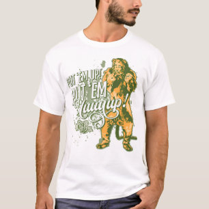 臆病ライオンのオズの魔法使いがそれを上に置いた Tシャツ