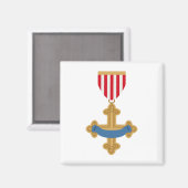 臆病ライオンバッジ マグネット (正面/裏面)