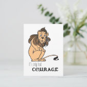 臆病ライオン:「もし勇気しか持たなかった」 ポストカード (スタンド正面)