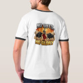 臆病者はダメ。成功へのマインドセット Tシャツ (裏面フル)