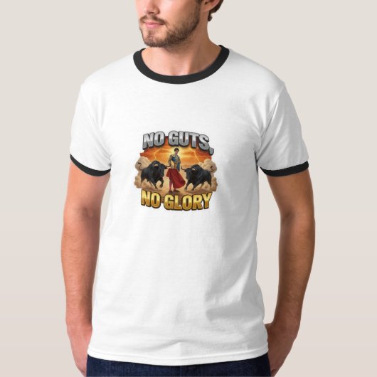 臆病者はダメ。成功へのマインドセット Tシャツ (正面)
