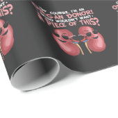 臓器のリサイクルが腎臓提供者を良く得る ラッピングペーパー (ロールコーナー)