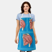 臓器イラストレーション エプロン (着用した状態)