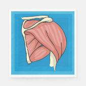 臓器イラストレーション スタンダードランチョンナプキン (正面)