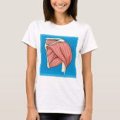 臓器イラスト Tシャツ (正面)