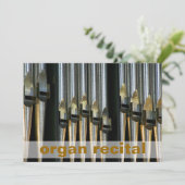 臓器リサイタル招待状-金属管 招待状 (スタンド正面)