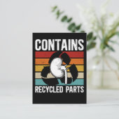 臓器受容者かわいい腎臓移植 ポストカード (スタンド正面)