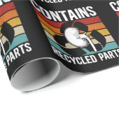 臓器受容者かわいい腎臓移植 ラッピングペーパー (ロールコーナー)