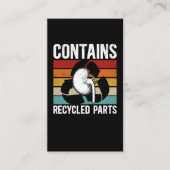 臓器受容者かわいい腎臓移植 名刺 (正面)