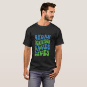 臓器寄贈救生活国家寄贈ライフ法 Tシャツ (正面フル)
