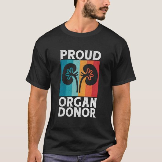臓器提供に誇りを持つ Tシャツ (正面)
