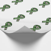 臓器提供のリボン ラッピングペーパー (角)