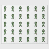 臓器提供のリボン ラッピングペーパー (フラット)