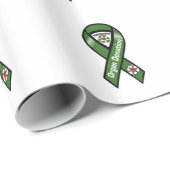 臓器提供のリボン ラッピングペーパー (ロールコーナー)