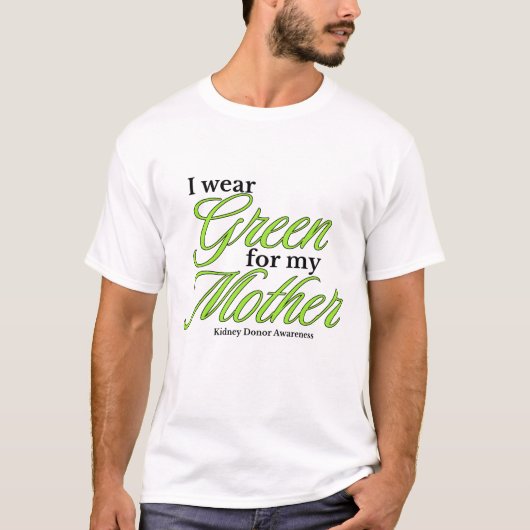 臓器提供は命を救う、移植への理解 Tシャツ (正面)