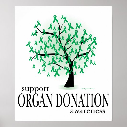 臓器提供ツリー ポスター (正面)