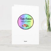 臓器提供者のためのクリスマスカード シーズンカード (裏面)