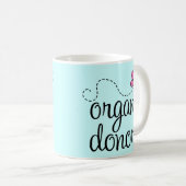 臓器提供者のギフトのマグ コーヒーマグカップ (正面右)
