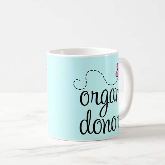 臓器提供者のギフトのマグ コーヒーマグカップ (正面右)