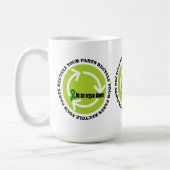 臓器提供者のマグカップ コーヒーマグカップ (左)