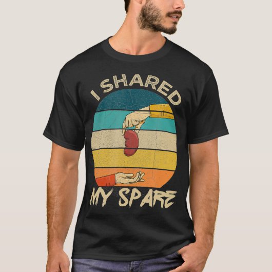 臓器提供者の腎移植引用文 Tシャツ (正面)
