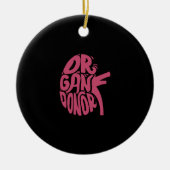 臓器提供腎 セラミックオーナメント (正面)