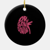 臓器提供腎 セラミックオーナメント (裏面)